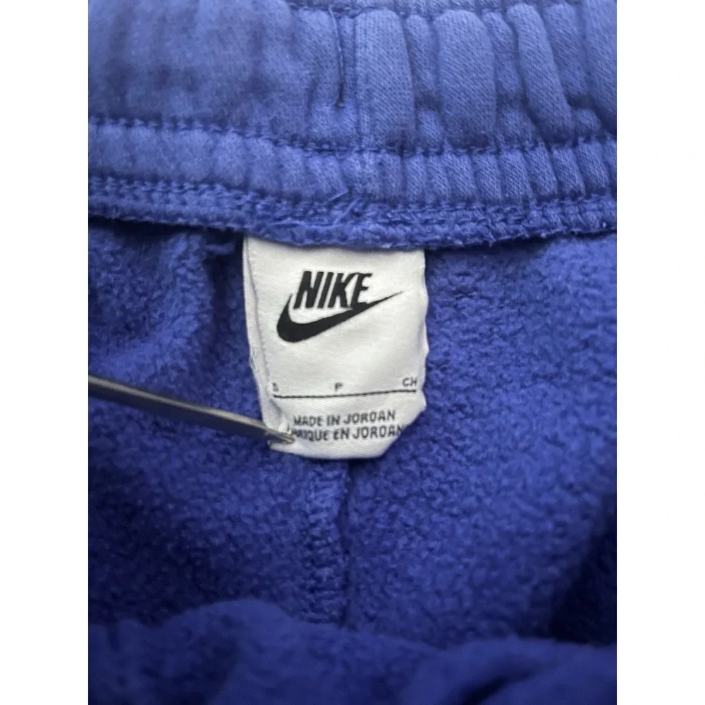 Nike Club Fleece Joggers Pants Men's Size Small Blue Tapered Pockets CJ1616-493